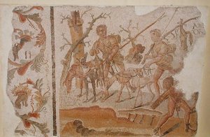 Retour de la chasse, de Medeina (ancienne Althiburos) c.280-290 - Roman